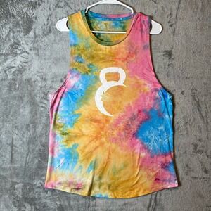 Zyia Rainbow Tie Dye Kettle Moon‎ Muscle Tank Top Women's size XXL
